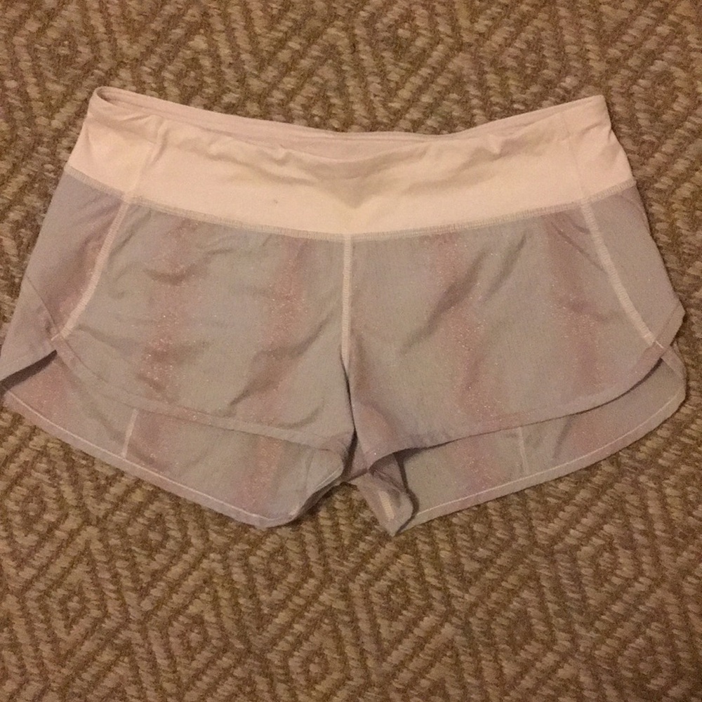 Lulu running shorts size 6